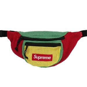 Supreme Waist Bag Fanny Pack Rasta Red Yellow & Green SS21